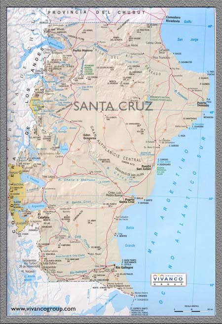 Mapa de Santa Cruz